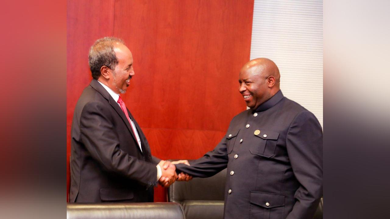 رئيس الجمهورية يجتمع مع رئيسي جمهوريتي بوروندي وتنزانيا رئيس الجمهورية يجتمع مع رئيسي جمهوريتي بوروندي وتنزانيا