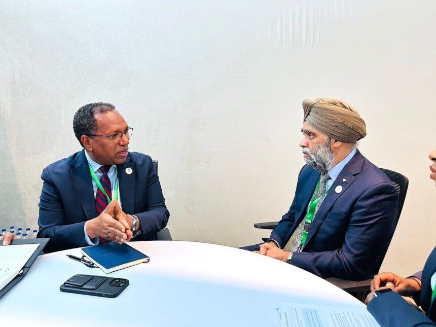 وزير المالية الصومالي يلتقي وزيرا كنديا في مصر وزير المالية الصومالي يلتقي وزيرا كنديا في مصر