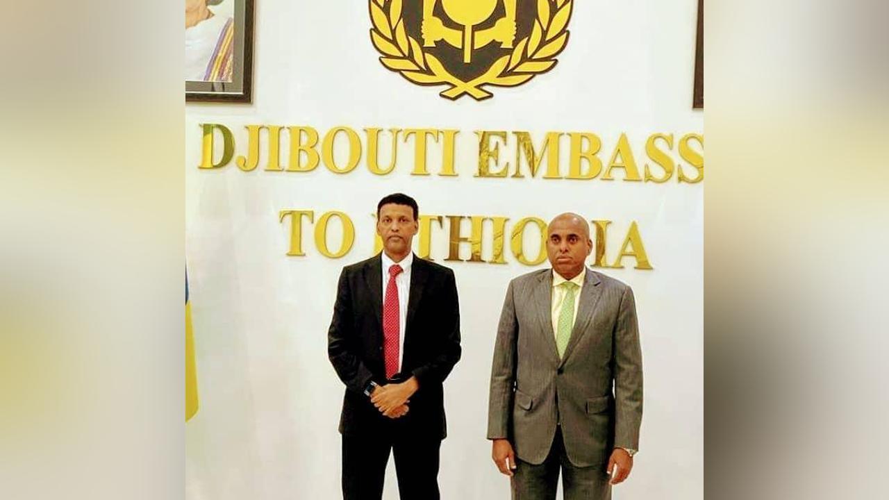 سفير الجمهورية لدى إييوبيا يجتمع مع نظيره الجيبوتي سفير الجمهورية لدى إييوبيا يجتمع مع نظيره الجيبوتي