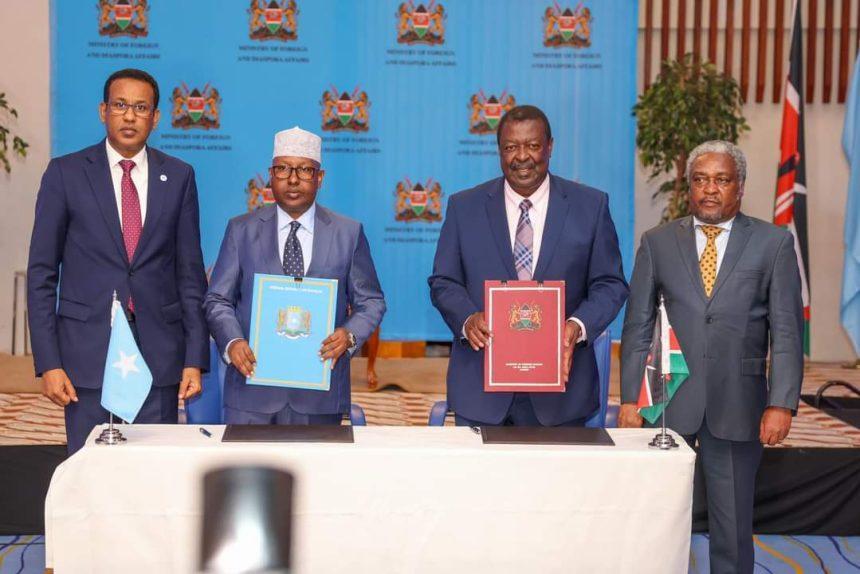 الصومال وكينيا توقعان اتفاقيات مهمة