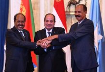 وفق بيان مشترك.. مصر والصومال وإريتريا تدعو لاحترام سيادة القرن الإفريقي وفق بيان مشترك.. مصر والصومال وإريتريا تدعو لاحترام سيادة القرن الإفريقي