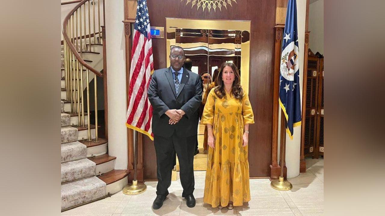 سفير الجمهورية لدى مصر يلتقي نظيرته الأمريكية لبحث تعزيز التعاون المشترك سفير الجمهورية لدى مصر يلتقي نظيرته الأمريكية لبحث تعزيز التعاون المشترك