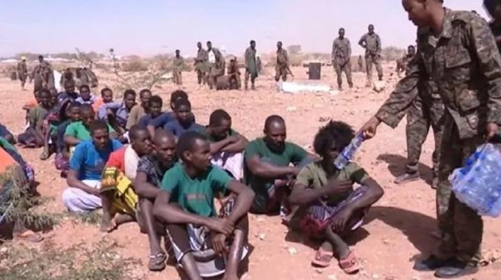 إثيوبيا تصدر أحكاما بالسجن على 60 مسلحا من حركة الشباب تم القبض عليهم في اشتباكات مع القوات الإثيوبية إثيوبيا تصدر أحكاما بالسجن على 60 مسلحا من حركة الشباب تم القبض عليهم في اشتباكات مع القوات الإثيوبية