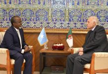 وزير الخارجية الجزائري يستقبل المبعوث الخاص للرئيس الصومالي وزير الخارجية الجزائري يستقبل المبعوث الخاص للرئيس الصومالي