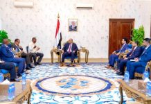 سفير الدولة يبحث مع نائب الرئيس اليمني سبل تعزيز العلاقات سفير الدولة يبحث مع نائب الرئيس اليمني سبل تعزيز العلاقات