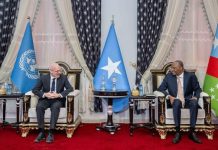 رئيس ولاية جنوب الغرب يلتقي ممثل الأمم المتحدة في الصومال رئيس ولاية جنوب الغرب يلتقي ممثل الأمم المتحدة في الصومال