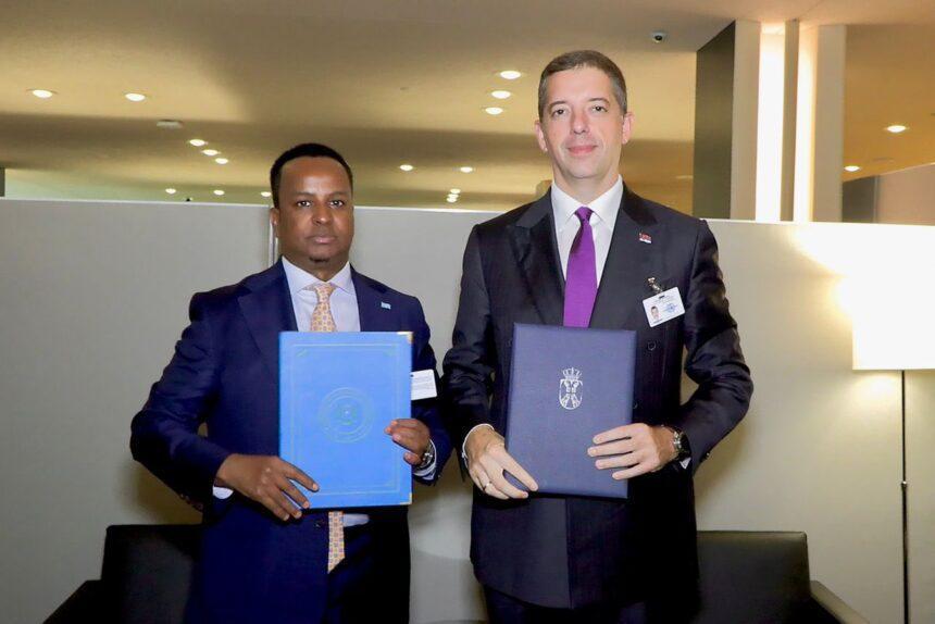 توقيع مذكرة تفاهم بين الصومال وصربيا لتعزيز التدريب الدبلوماسي توقيع مذكرة تفاهم بين الصومال وصربيا لتعزيز التدريب الدبلوماسي