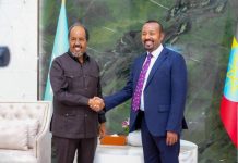 رئيس الصومال يلتقي رئيس الوزراء الإثيوبي رئيس الصومال يلتقي رئيس الوزراء الإثيوبي