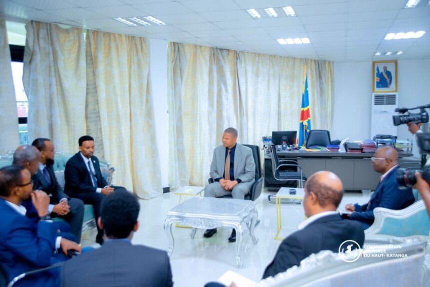 سفير الدولة لدى الكونغو الديمقراطية يلتقي بحاكم ولاية كاتانغا العليا سفير الدولة لدى الكونغو الديمقراطية يلتقي بحاكم ولاية كاتانغا العليا