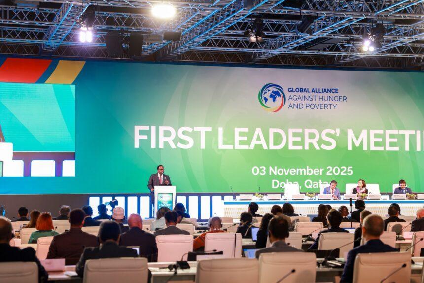 أحمد جامع يشارك في القمة لقادة التحالف العالمي لمكافحة الجوع أحمد جامع يشارك في القمة لقادة التحالف العالمي لمكافحة الجوع