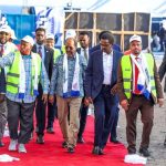 رئيس الجمهورية يفتتح مصنعًا لإنتاج الصلب المصبوب رئيس الجمهورية يفتتح مصنعًا لإنتاج الصلب المصبوب