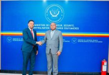 سفير الجمهورية يلتقي نائب رئيس وزراء الكونغو لبحث تعزيز التعاون سفير الجمهورية يلتقي نائب رئيس وزراء الكونغو لبحث تعزيز التعاون