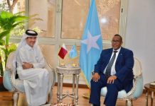 سفير الصومال لدى مصر يستقبل نظيره القطري ويبحثان سبل تعزيز التعاون سفير الصومال لدى مصر يستقبل نظيره القطري ويبحثان سبل تعزيز التعاون