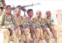 الجيش الوطني يحبط مخططات تفجير لحركة الشباب قرب أفغوي الجيش الوطني يحبط مخططات تفجير لحركة الشباب قرب أفغوي