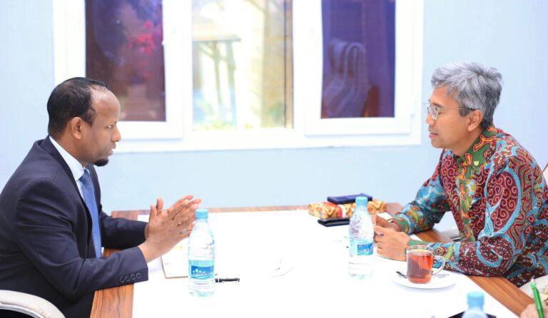 وزير الصحة يستقبل السفير الإندونيسي لدى البلاد وزير الصحة يستقبل السفير الإندونيسي لدى البلاد