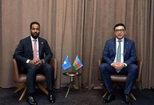 وزير الشباب يلتقي نظيره الأذري وزير الشباب يلتقي نظيره الأذري