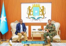 قائد القوات البرية الرواندي يصل مقديشو قائد القوات البرية الرواندي يصل مقديشو