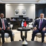 فيدان يلتقي وزير الموانئ والنقل البحري الصومالي فيدان يلتقي وزير الموانئ والنقل البحري الصومالي