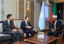 وزير الدفاع يستقبل القائم بأعمال السفير البريطاني وزير الدفاع يستقبل القائم بأعمال السفير البريطاني