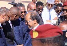 مدير الاستخبارات الصومالي يصل لاسعانود لتنصيب الرئيس مدير الاستخبارات الصومالي يصل لاسعانود لتنصيب الرئيس