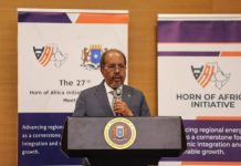 حسن شيخ يختتم اجتماع وزراء المالية لدول القرن الإفريقي في مقديشو حسن شيخ يختتم اجتماع وزراء المالية لدول القرن الإفريقي في مقديشو