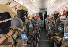 الحكومة تعيد طائرتين تقلان قوات مدججة بالسلاح من غروي وكسمايو الحكومة تعيد طائرتين تقلان قوات مدججة بالسلاح من غروي وكسمايو