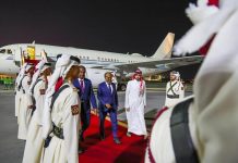 حسن شيخ يصل إلى الدوحة في زيارة رسمية لتعزيز الشراكة الثنائية حسن شيخ يصل إلى الدوحة في زيارة رسمية لتعزيز الشراكة الثنائية