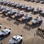 مصر تستعرض قواتها قبل مشاركتها في البعثة الإفريقية بالصومال مصر تستعرض قواتها قبل مشاركتها في البعثة الإفريقية بالصومال