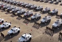 مصر تستعرض قواتها قبل مشاركتها في البعثة الإفريقية بالصومال مصر تستعرض قواتها قبل مشاركتها في البعثة الإفريقية بالصومال