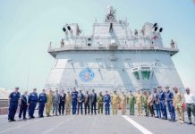 وزير الدولة بوزارة الدفاع يستقبل وحدات من قوات البحرية التركية وزير الدولة بوزارة الدفاع يستقبل وحدات من قوات البحرية التركية