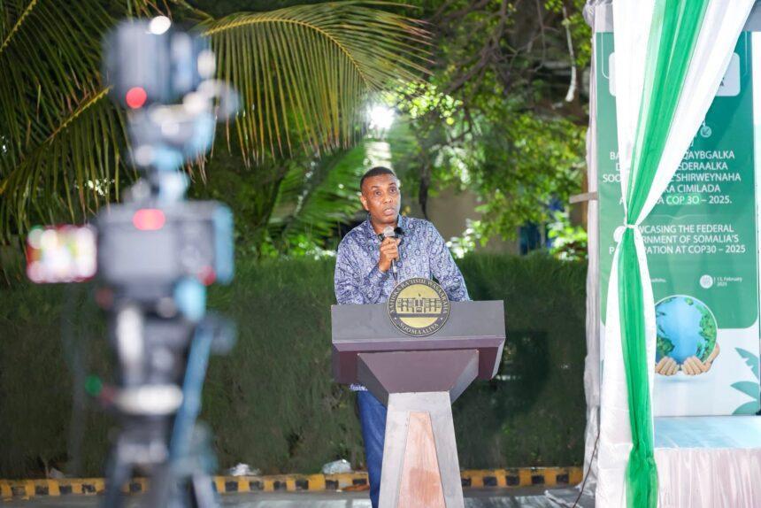 رئيس وزراء الصومال يستعرض إنجازات البلاد في مؤتمر COP30 رئيس وزراء الصومال يستعرض إنجازات البلاد في مؤتمر COP30