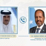 حسن شيخ يجري محادثة هاتفية مع أمير قطر لتعزيز التعاون الاستراتيجي حسن شيخ يجري محادثة هاتفية مع أمير قطر لتعزيز التعاون الاستراتيجي