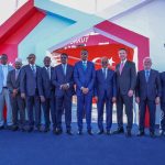 الرئيس الصومالي يستقبل سفينة تشاغري بي لبدء التنقيب الرئيس الصومالي يستقبل سفينة تشاغري بي لبدء التنقيب