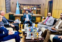 استقبال رئيس مجلس الشعب الصومالي للسفير الألماني استقبال رئيس مجلس الشعب الصومالي للسفير الألماني