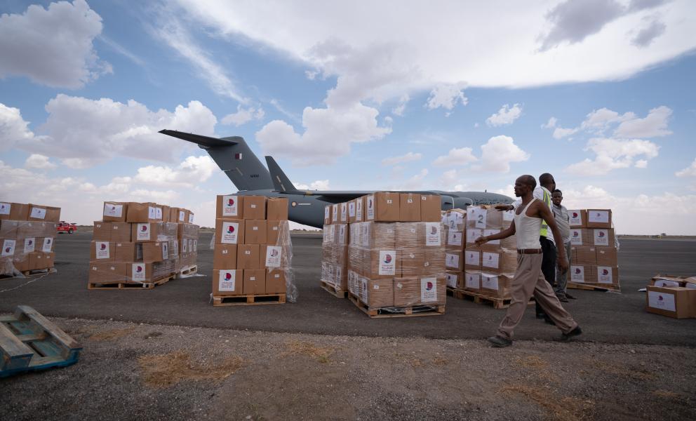 قطر ترسل 45 طناً من المساعدات لأرض الصومال