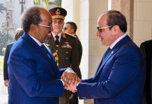 رئيسا الصومال ومصر يدينان اعتراف إسرائيل بأرض الصومال رئيسا الصومال ومصر يدينان اعتراف إسرائيل بأرض الصومال