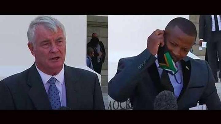 IFP MP to meet eNCA journalist after mask on/mask off backlash IFP MP to meet eNCA journalist after mask on/mask off backlash