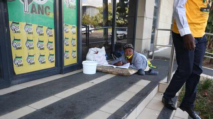 Woman sleeping outside ANC’s Durban offices ’is demanding an RDP house in Cornubia’ Woman sleeping outside ANC’s Durban offices ’is demanding an RDP house in Cornubia’