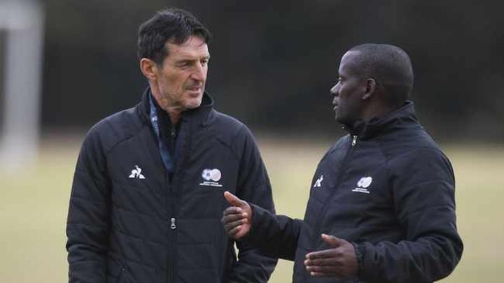 Helman Mkhalele to take charge of Bafana's match against Uganda after Cedomir Janevski tests positive for Covid-19 Helman Mkhalele to take charge of Bafana's match against Uganda after Cedomir Janevski tests positive for Covid-19