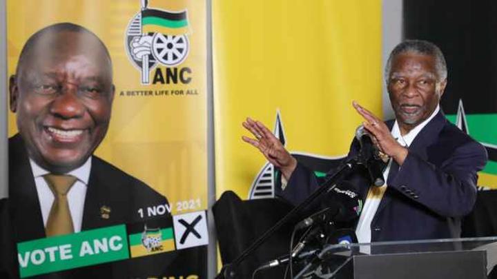 Thabo Mbeki says government will not provide jobs, roads, sewer and houses on its own - business must assist Thabo Mbeki says government will not provide jobs, roads, sewer and houses on its own - business must assist