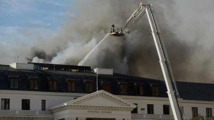 Parliament fire: de Lille says CCTV cameras NOT monitored on the morning of the Parliament Parliament fire: de Lille says CCTV cameras NOT monitored on the morning of the Parliament