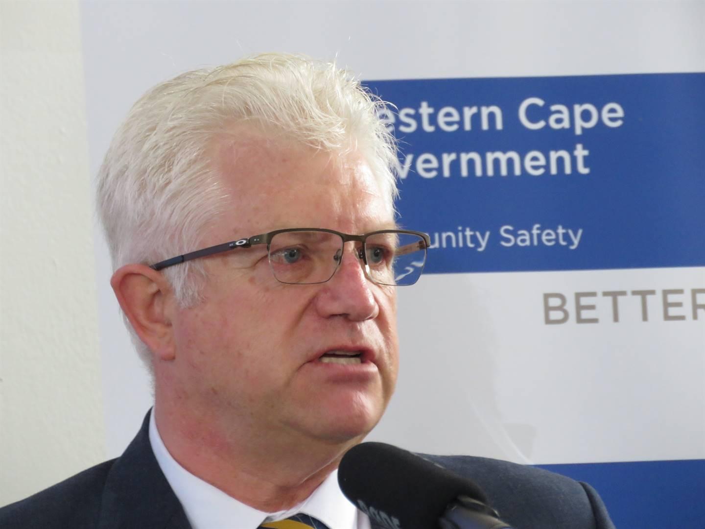 Winde calls for Cele to be fired, says Cape Town's 'citizens are bleeding, dying and living in fear' Winde calls for Cele to be fired, says Cape Town's 'citizens are bleeding, dying and living in fear'