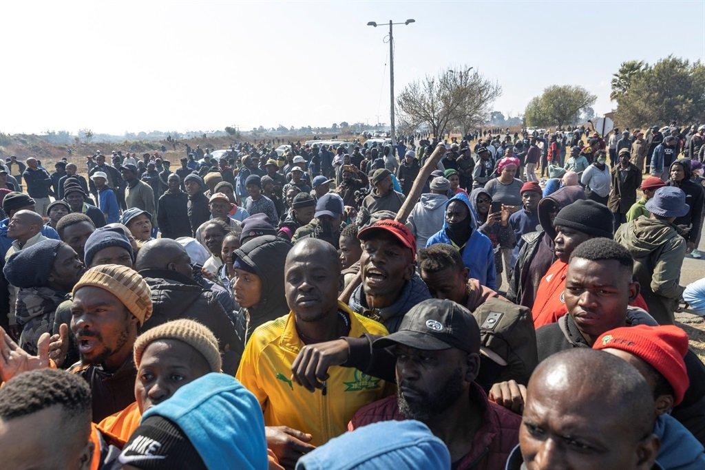Alleged illegal miners flee to Denver 'for hiding' following Kagiso protests