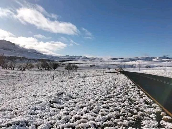 Snow turns parts of Eastern Cape into a winter wonderland