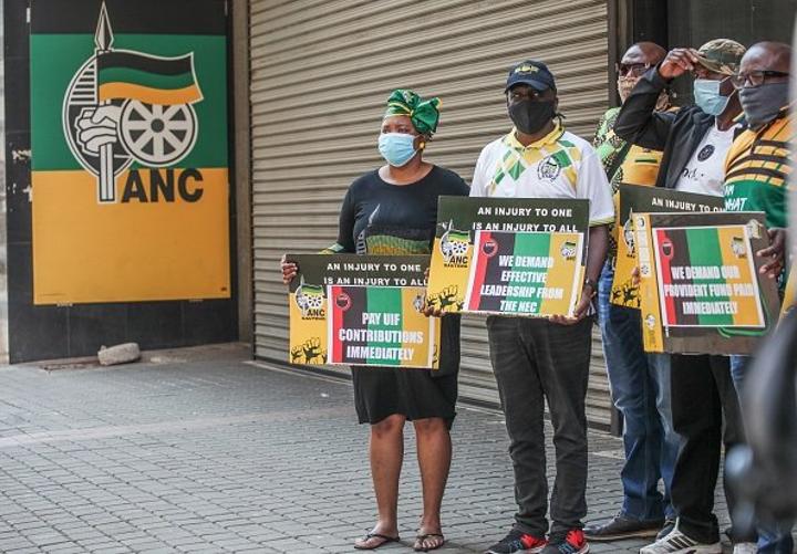 Wage restriction: Staffers down tools again over unpaid salaries, as ANC budgets R50m for conference Wage restriction: Staffers down tools again over unpaid salaries, as ANC budgets R50m for conference