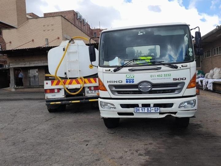 Hospitals rely on tankers and boreholes as water issues continue to plague Gauteng