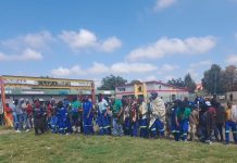 Gold One mine: Situation tense as police fire rubber bullets at protesting AMCU workers Gold One mine: Situation tense as police fire rubber bullets at protesting AMCU workers