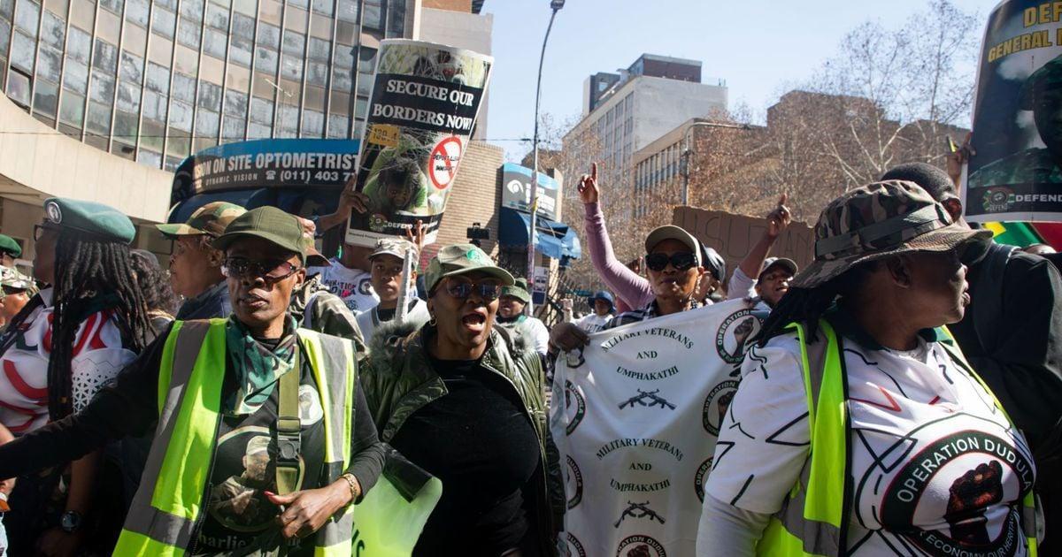 Operation Dudula Maintains Pressure on Undocumented Foreigners Operation Dudula Maintains Pressure on Undocumented Foreigners