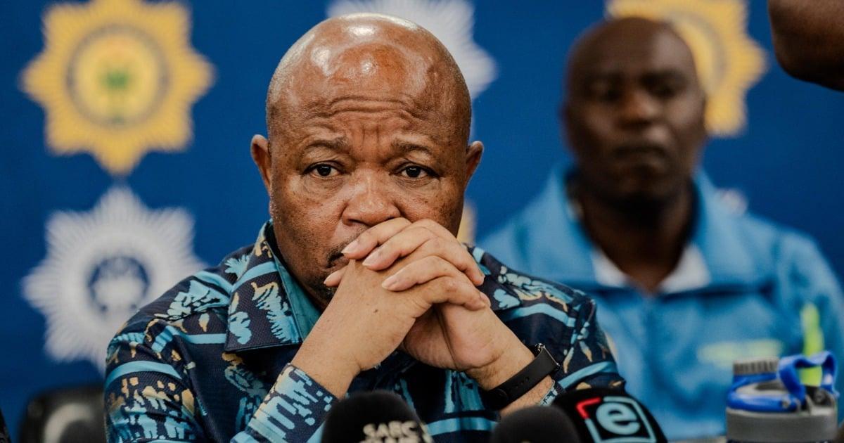 Police Minister Senzo Mchunu Gives Digital Devices to PKTT Police Minister Senzo Mchunu Gives Digital Devices to PKTT