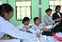 Myanmar junta says first phase voter turnout topped 50% Myanmar junta says first phase voter turnout topped 50%